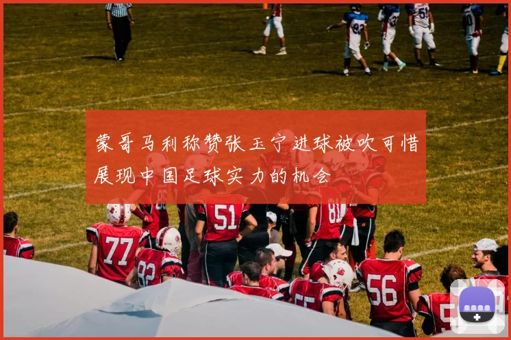 蒙哥马利称赞张玉宁进球被吹可惜展现中国足球实力的机会